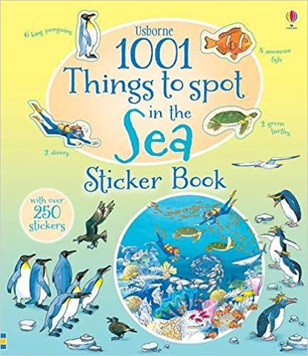 One Thousand And One Things To Spot In The Sea (Sticker book)