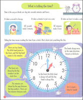 Telling the Time Activity Book (Usborne Math Sticker Activity Books)