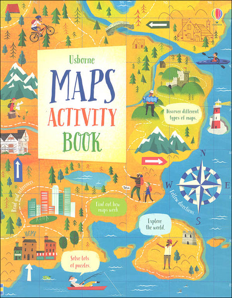 Maps Activity Book (Usborne)