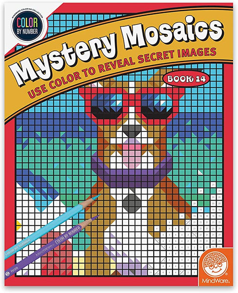 MindWare Color by Number Mystery Mosaics: (Book 14)