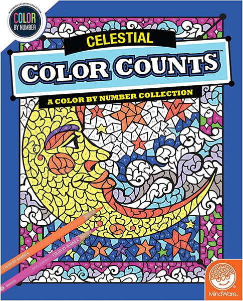 MindWare Color by Number Color Counts (Celestial)