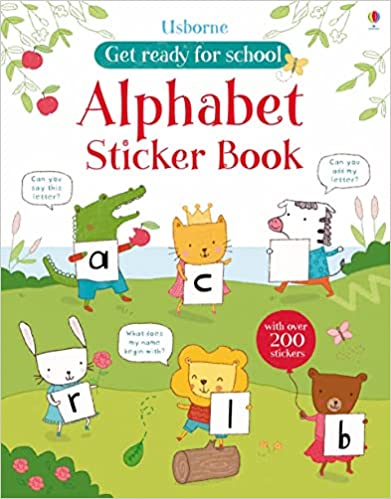 Get Ready for School Alphabet Sticker Book