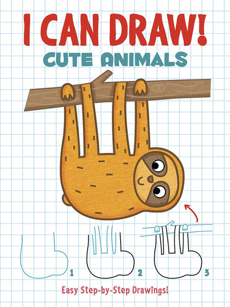I Can Draw! Cute Animals: Easy Step-by-Step Drawings (Dover How to Draw)