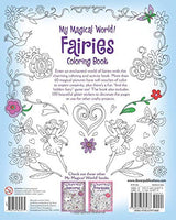 My Magical World! Fairies Coloring Book: Includes 100 Glitter Stickers! (Dover Fantasy Coloring Books)