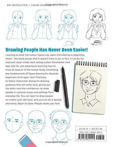 How to Draw People: Drawing For Beginners: The Easy Guide to
