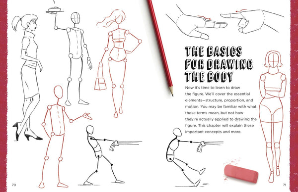 Begin to Draw People: Simple Techniques for Drawing the Head and