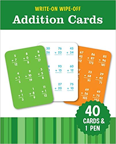 Write-On Wipe-Off Addition Cards (Write-On Wipe-Off Learning Cards)