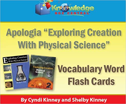 Apologia Exploring Creation With Physical Science Vocabulary Word Flash Cards (1st & 2nd Editions) CD