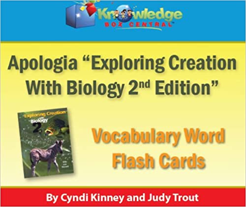 Apologia Exploring Creation With Biology Vocabulary Word Flash Cards (2nd Edition) CD