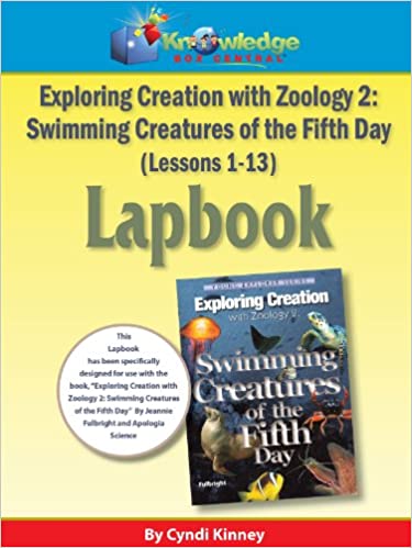 Exploring Creation w/ Zoology 2: Swimming Creatures of the 5th Day Lapbook Package (Lessons 1-13) - PRINTED