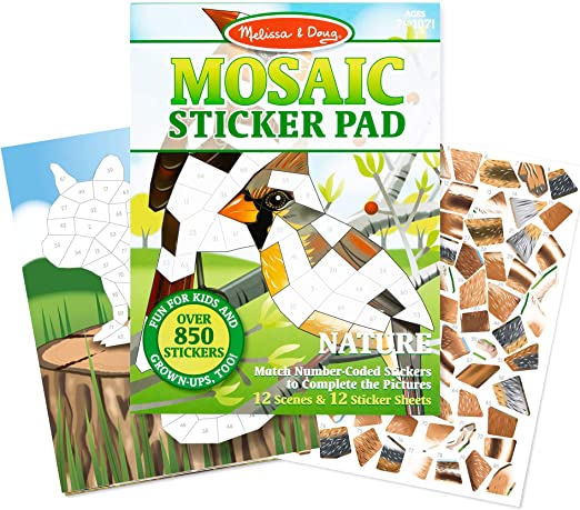 Mosaic Sticker Pad-Nature