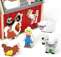 Wooden Take-Along Sorting Barn Toy