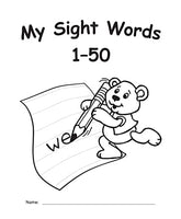 My Own Books- Sight Words 1-50
