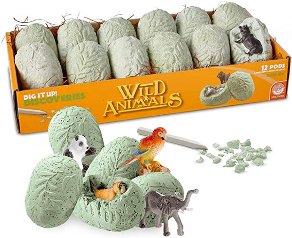 MindWare Dig It Up! Discoveries Wild Animals - Kit Includes