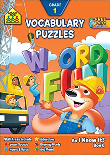 School Zone - Vocabulary Puzzles Workbook