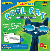 Pete the Cat Cool Cat Math Game, Grade 1