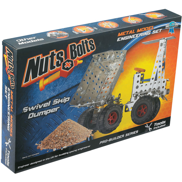 Nuts + Bolts Pro Builder Swivel Skip Dumper