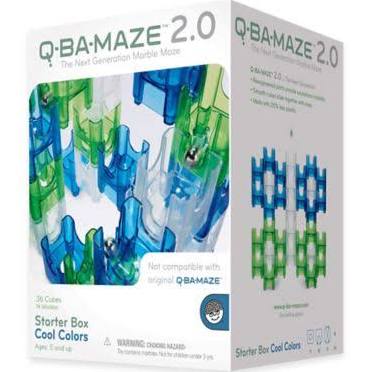 Q-BA-Maze 2.0 Starter Box: Cool Colors