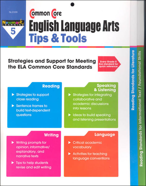 Common Core English Language Arts Tips & Tools Grade 5