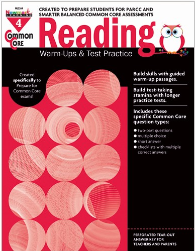 Common Core Reading Warm-Ups and Test Practice Grade 4