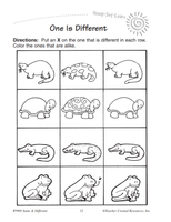 Ready-Set-Learn: Same & Different (Grade K)