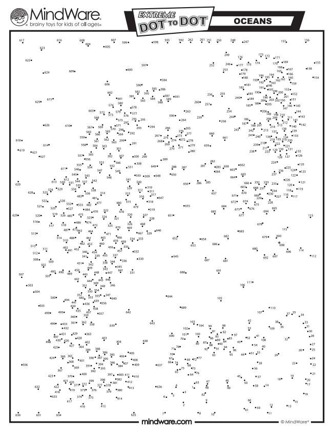 Extreme dot to dot oceans miller pads paper