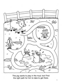 Fun Farm Animal Mazes