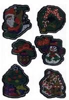 Shiny Christmas Ornaments Stickers