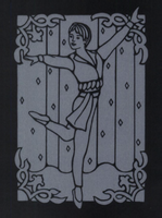 Ballet Stained Glass Coloring Book