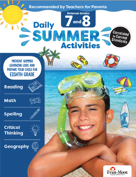 Daily Summer Activities Grade 7-8
