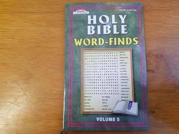 Holy Bible Word-Finds Volume 5