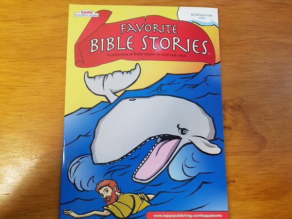 Favorite Bible Stories 2: A Collection of Bible Stories to Read and Color