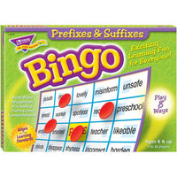 Prefixes & Suffixes Bingo