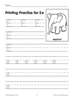 Learning to Print (Grade K-2)