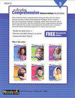 Everyday Comprehension Intervention Activities Grade 5