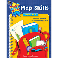Map Skills: Grade 4 (Practice Makes Perfect)