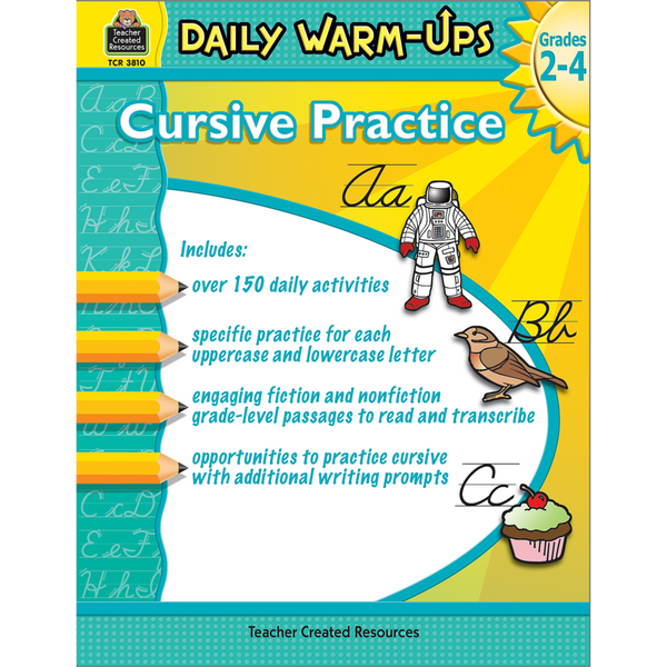 Daily Warm-Ups: Cursive Practice (Grades 2-4)