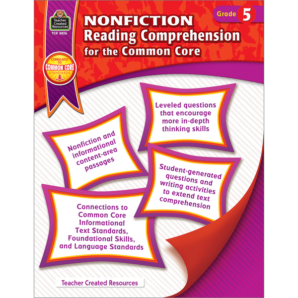Nonfiction Reading Comprehension for the Common Core (Grade 5)