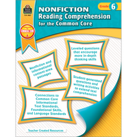 Nonfiction Reading Comprehension for the Common Core (Grade 6)