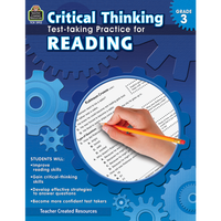 Critical Thinking: Test-taking Practice for Reading (Grade 3)