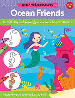 Watch Me Read and Draw: Ocean Friends: A step-by-step drawing & story book