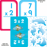 Math 3-4 Flash Cards 4-Pack