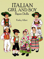 Italian Girl and Boy Paper Dolls