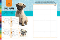Dogs & Puppies Drawing & Activity Book: Learn to draw 17 different dog breeds