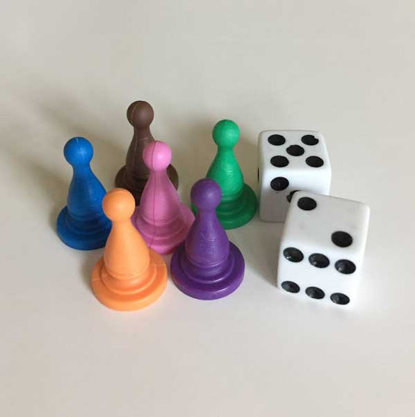 Game Pieces for Blank Game Boards