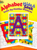 Alphabet Hide & Seek Color by Number Pictures