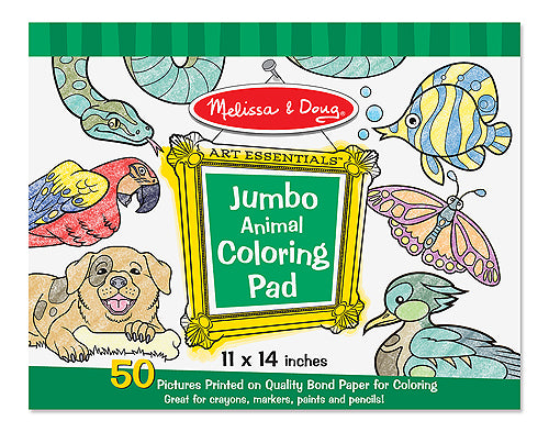 Animals Jumbo Coloring Pad