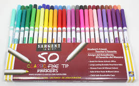 Sargent Art 50ct Classic Fine Tip Markers