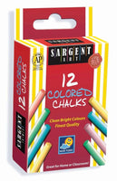 12ct Sargent Colored Chalks