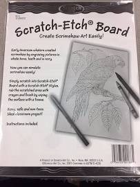 Scratch Etch Board-12 sheets